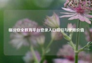 临汾安全教育平台登录入口指引与使用价值
