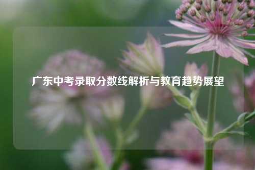 广东中考录取分数线解析与教育趋势展望